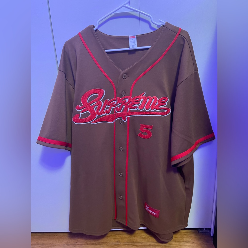 Supreme Baseball Jersey Xl